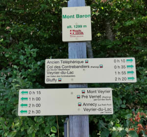 Beklimming naar de Mont Veyrier vanaf de Col des Contrebandiers - Annecy - 2