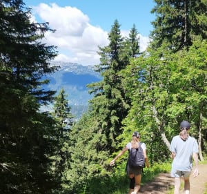Sentier du col du loup vers le col des crêtes des Merles - La Clusaz - 2