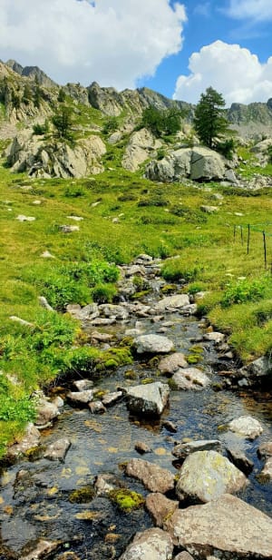 Pas des Ladres et vue plongeante sur le Lac de Trécolpas - Saint-Martin-Vésubie - 4