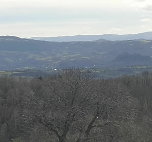 Panorama des 3 châteaux à Coubisou - Coubisou - 5
