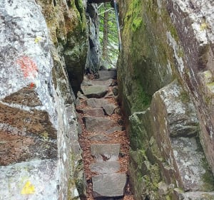 De Hirschsteine-rots via de trap - Stosswihr - 4