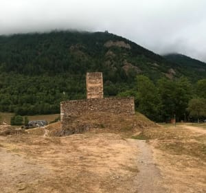 Loudenvieille, Moulor-toren en het meer van Génos - Loudenvielle - 5