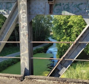 Marche entre canal et champs - Pannes - 4