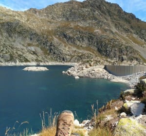 Migouélou-hut en meer vanaf Plaa d'Aste - Arrens-Marsous - 3