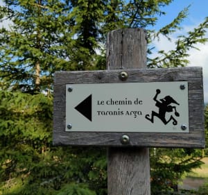 Le chemin de Taranis arga ; station de la Croix de Bauzon. - Borne - 3