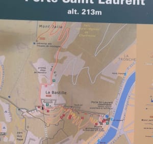 De Bastille via de trap aan de kant van Porte Saint Laurent - Grenoble - 4