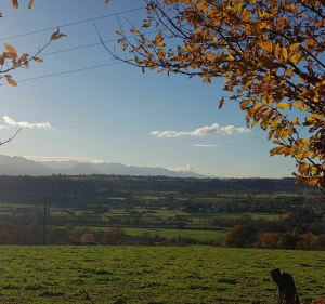 Vue sur Pontacq et les Pyrénées en partant du centre - Pontacq - 4