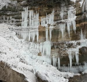 Watervallen van Alloix en Tardy Mill Loop in de winter - Saint-Vincent-de-Mercuze - 5