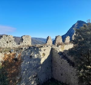 Château de Puilaurens par la route - Lapradelle - 3