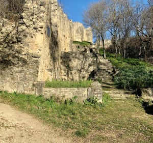 Ruines du vieux village d’Allan et croix de Simeon - Allan - 3