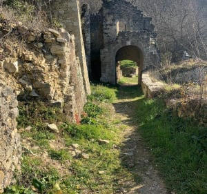 Ruines du vieux village d’Allan et croix de Simeon - Allan - 5