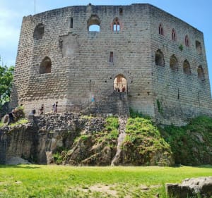 Château d'Andlau, auberge Hungerplatz et  château Spesbourg. - Mittelbergheim - 3