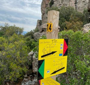 Les 3 croix du Rocher de Roquebrune par le Rocher de Palay - Roquebrune-sur-Argens - 5