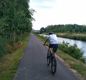 Balade VTT le long du canal l'Espierres - Leers - 3