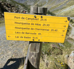 Le lac de Badet au départ de Piau Engaly - Aragnouet - 3