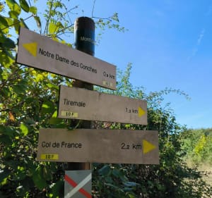 Du col de France à Notre Dame des Conches par Côte des Alagniers - Meillonnas - 3