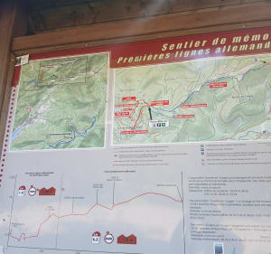 La Chapelotte entre les tranchées de 14-18 (sentier balisé) - Angomont - 5