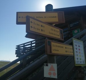 Le signal de l'homme par le col de Cluy - Auris - 4