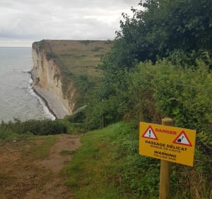 Benouville-Etigues et plage de Vaucottes par la falaise - Bénouville - 4
