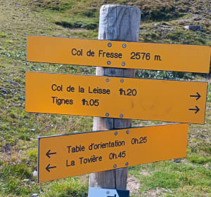Tignes : col de la Fresse par le télésiège via les crêtes - Tignes - 5