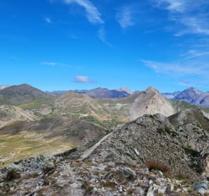 Les crêtes de Peyrolles au départ du col du Granon - Saint-Chaffrey - 3