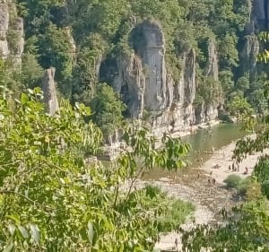Le tour de la rivière depuis Labeaume - Labeaume - 4
