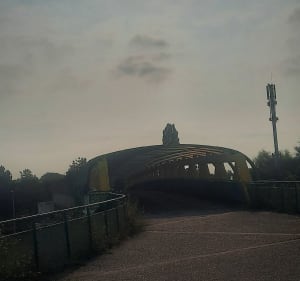Entre ville et canal de Bourgogne par voie cyclable - Dijon - 2
