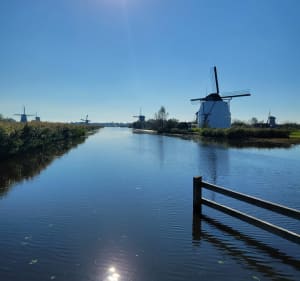 Korte wandeling om de molens te zien - Kinderdijk - 3