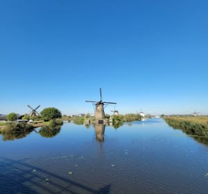 Korte wandeling om de molens te zien - Kinderdijk - 4