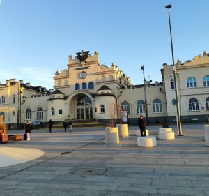 Skwer im chrostowskiej, Dworzec metropolitalny, park Ludowy - Lublin - 3