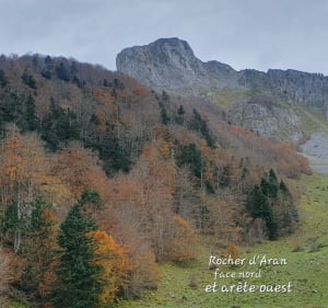 Le Rocher d'Aran depuis les carrières - Bielle - 3
