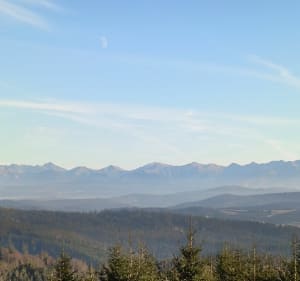 Hala Lipowska i panorama na słowackie Tatry i Fatry - Sopotnia Wielka - 5