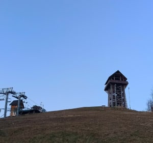 Mosorny Groń- wieża widokowa- Polica - Zawoja - 3
