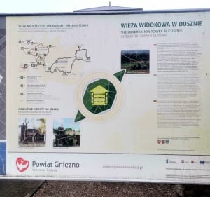 Trzemeszno PKP - wieża widokowa w Dusznie - Trzemeszno PKP - Sylwia - 3