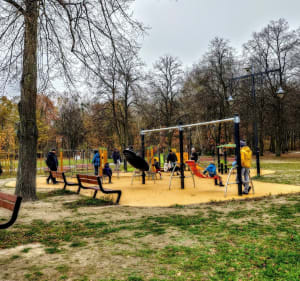 Park na Zdrowiu Łódź, druga część parku, dalej od Fali - Magdalena - 5