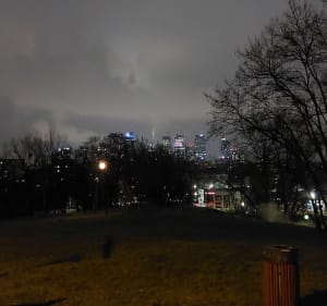 Jesienny, wieczorny spacer w Parku Moczydło - Warszawa - 4