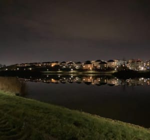 Dwa zbiorniki wodne i łączący je lasek. - Gdańsk - 3