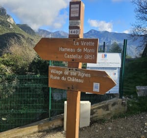 Boucle autour de Sainte-Agnès, par Viraron - Sainte-Agnès - 3