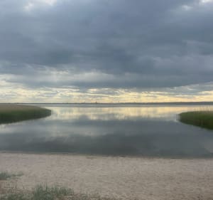 Spacerek wałem w Czarnej Łące i dwie plaże - Czarna Łąka - 4