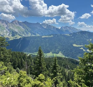 La croix des Arces depuis le Floria au Chinaillon - Le Grand-Bornand - 5