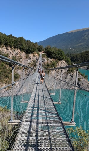 Passerelle himalayenne de l'Ebron et traversée vertigineuse - Lavars - 33