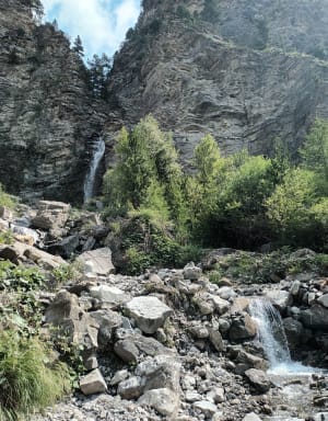 Fort de Reallon et cascade depuis les Gourniers - Réallon - 11