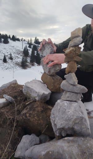 Balade facile en passant par le lac et la retenue Lachat - La Clusaz - 31