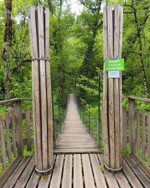 Balade et saute-passerelles du Gourg d'Enfer - Bozouls - 19