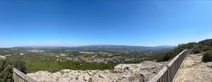 Plateau du Grand Puech depuis le centre de Vernègues - Vernègues - 12