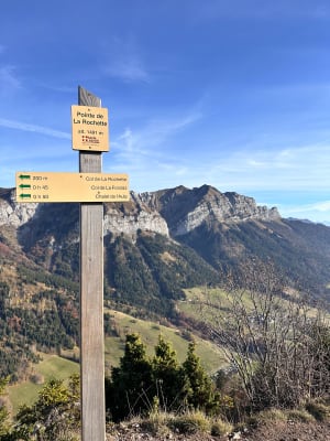 Col de la Forclaz, Rocher du Roux en luchtfoto van het meer van Annecy - Talloires-Montmin - 55