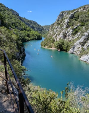 Le lac de Quinson et le Verdon par la Chapelle St-Maxime - Montmeyan - 6