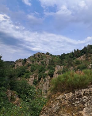 Wandelen boven de Gorges du Bès - Maurines - 2