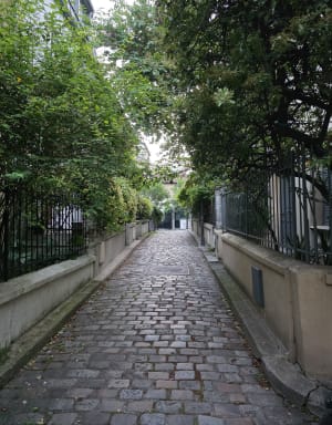Straatkunst en met bloemen gevulde villa's in Butte-aux-Cailles - Paris 13 - 10