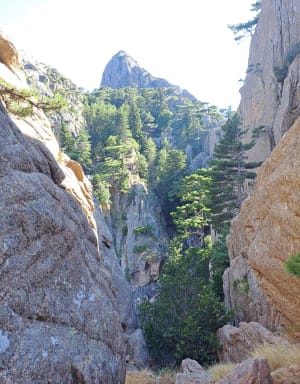 Trou de la Bombe : panorama grandiose sur les Aiguilles de Bavella - Quenza - 26